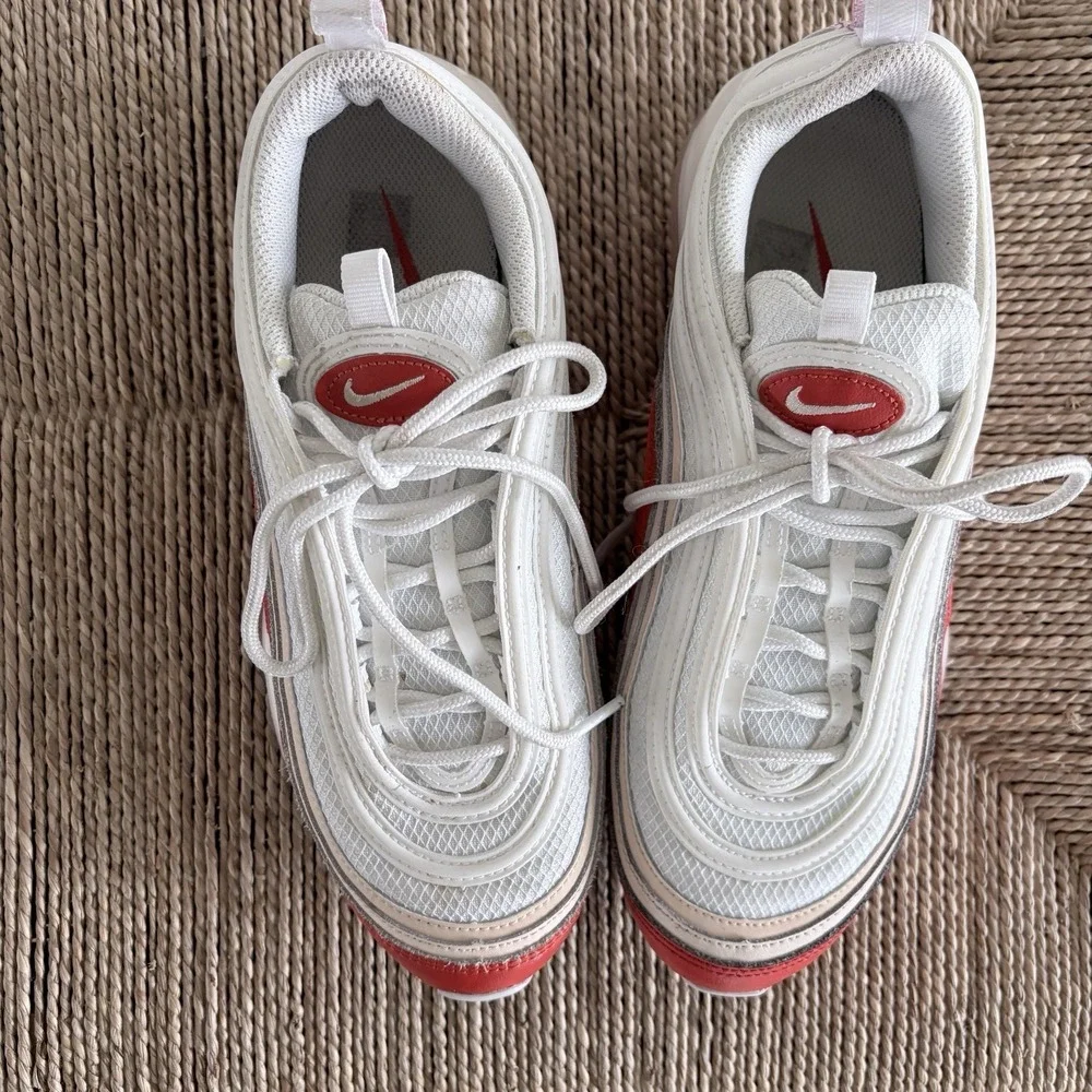 Nike Air Max 97 Picante Red Sz 8M 9.5W (NO BOX)‎ FN6869-633 Sporty